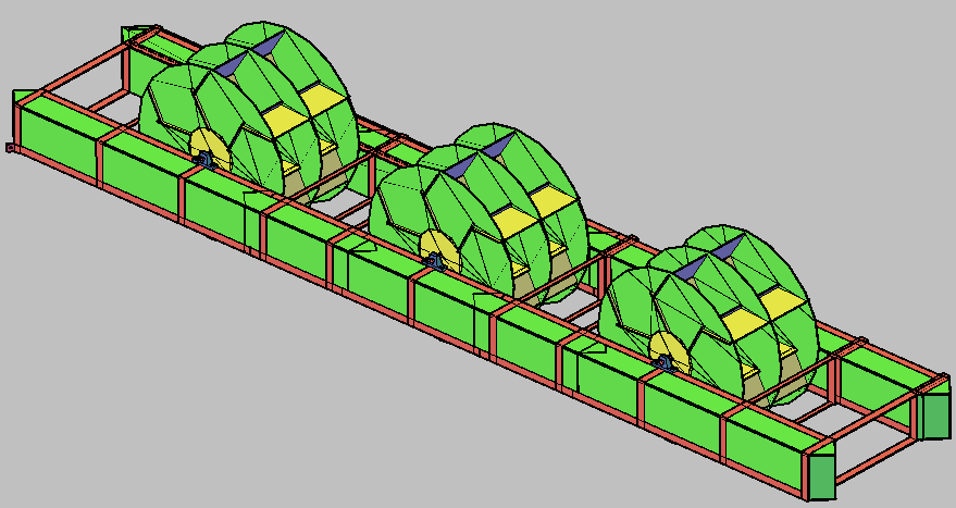 Figura 07 - Turbina Flutuante de três estágios
